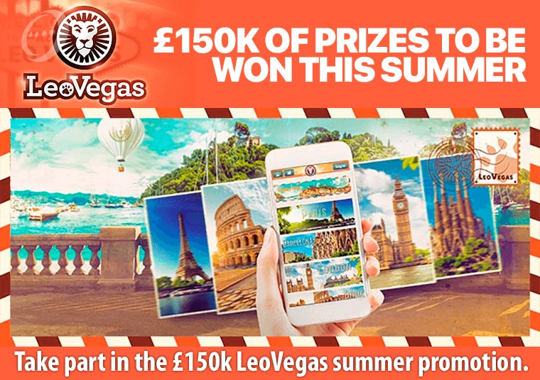Take part in the 150k LeoVegas summer promotion