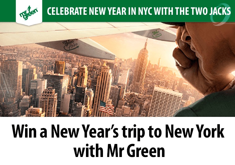Win a New Years trip to New York with Mr Green
