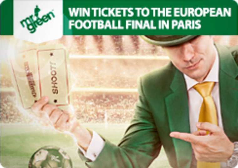 Win dream tickets to the final of Euro 2016 with Mr Green