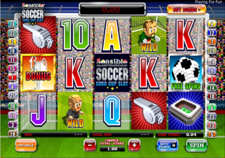 Sensible Soccer Euro Cup Slot at Virgin Casino