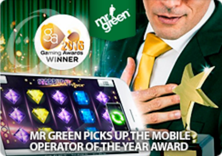 Mr Green picks up the Mobile Operator of the Year award