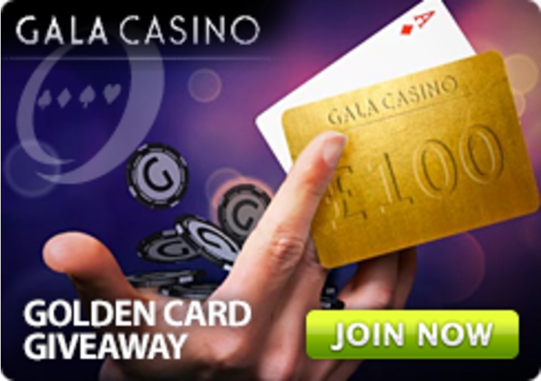 Play Live Blackjack at Gala Casino, Get a Golden Card, and Win Cash