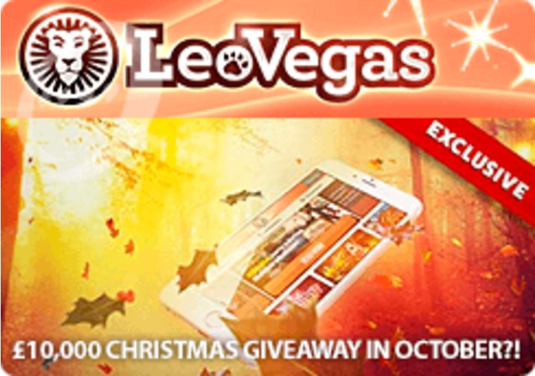 Christmas has come early at LeoVegas with this £10k giveaway