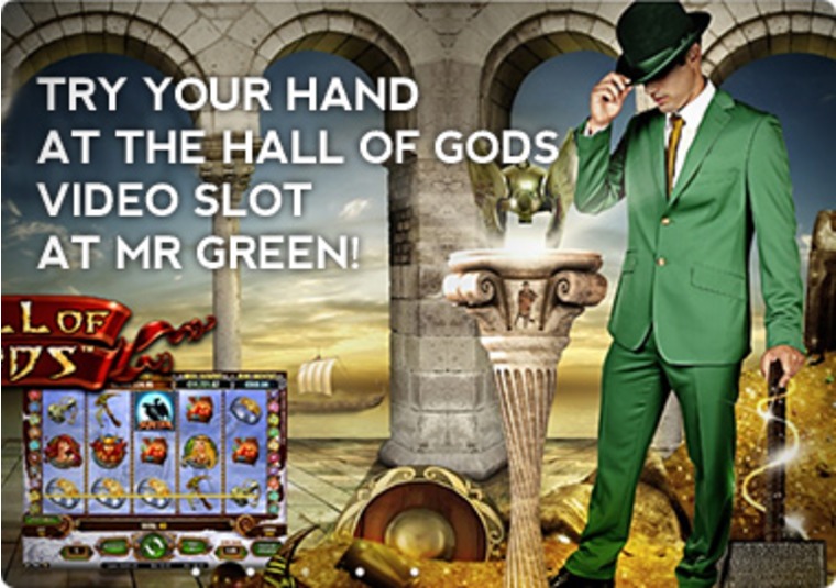 Try Your Hand at the Hall of Gods Video Slot at Mr Green