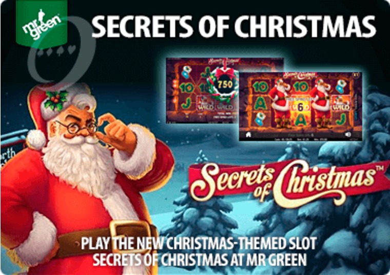 Play the new Christmas-themed slot Secrets of Christmas at Mr Green