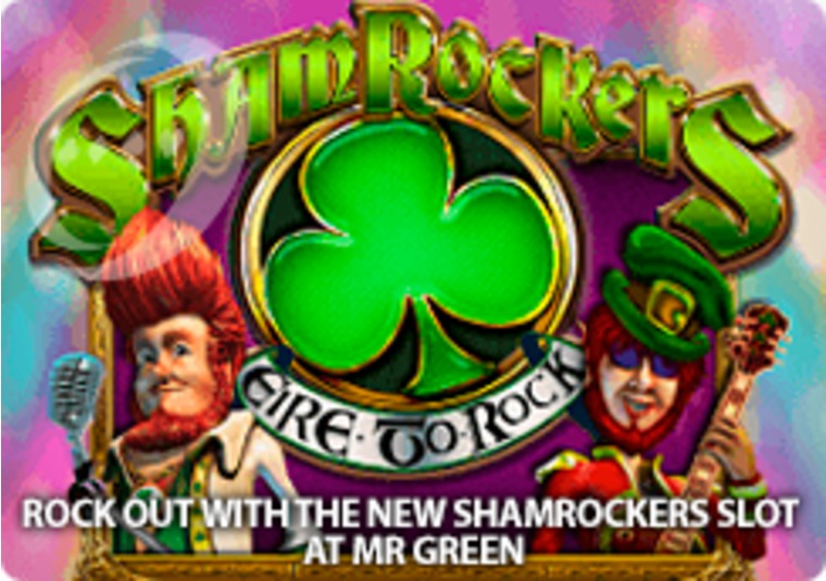 Rock out with the new Shamrockers slot at Mr Green