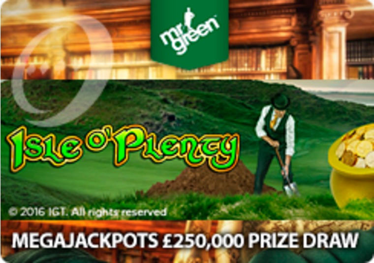 Win your share of 250k at Mr Green this March