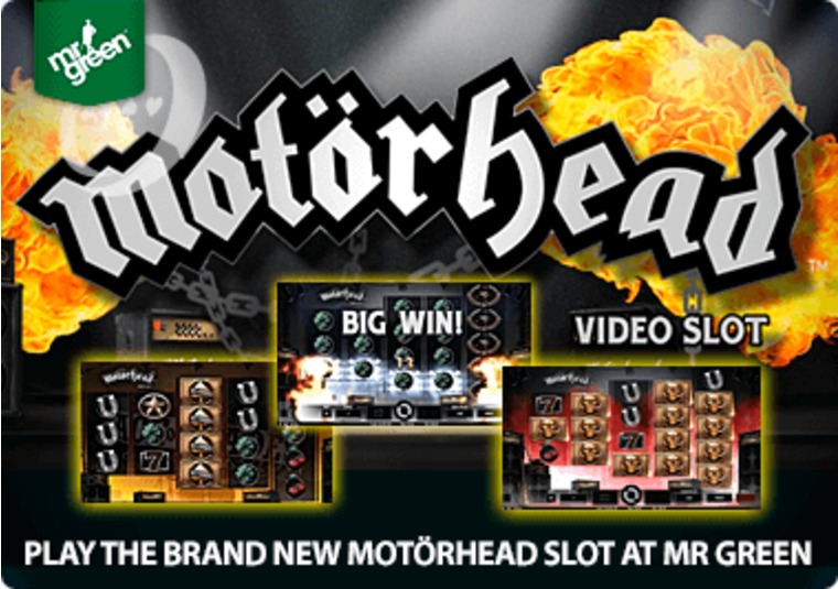 Play the brand new Motrhead slot at Mr Green