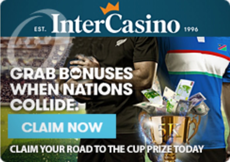 Earn your points during the Rugby World Cup and win with InterCasino