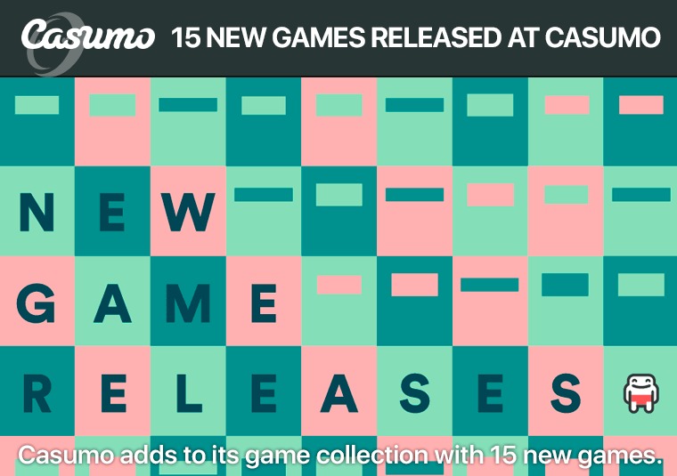 Casumo adds to its game collection with 15 new games
