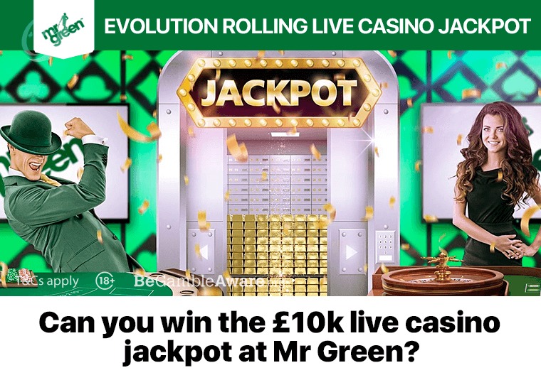 Can you win the 10k live casino jackpot at Mr Green