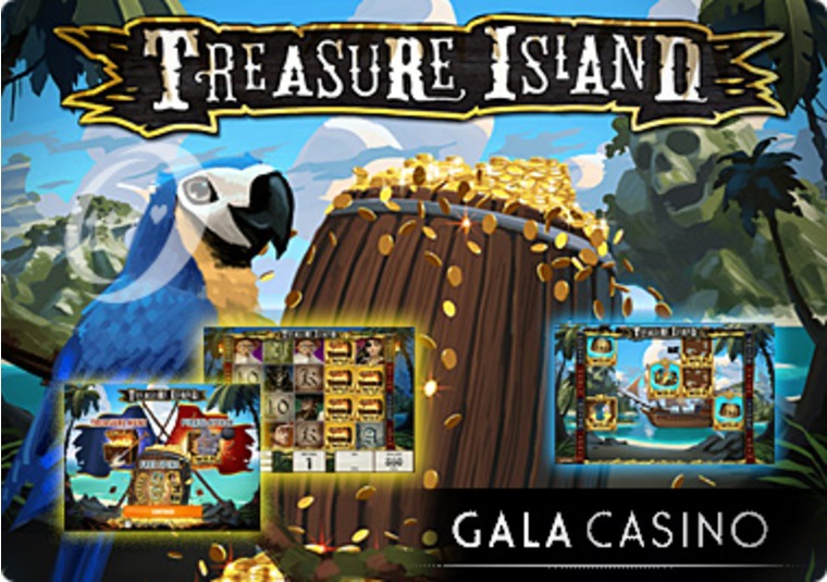 Set the Treasure Island Slot into Motion at the Gala Casino