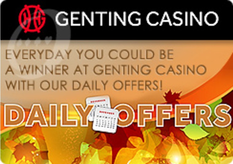 Fantastic Daily Offers This Month at Genting Casino