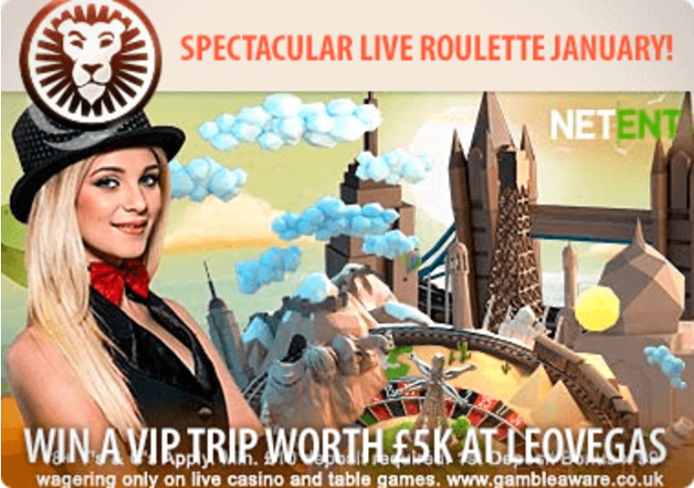 Win a VIP trip worth 5k at LeoVegas