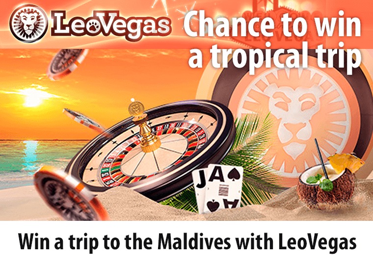 Win a trip to the Maldives with LeoVegas