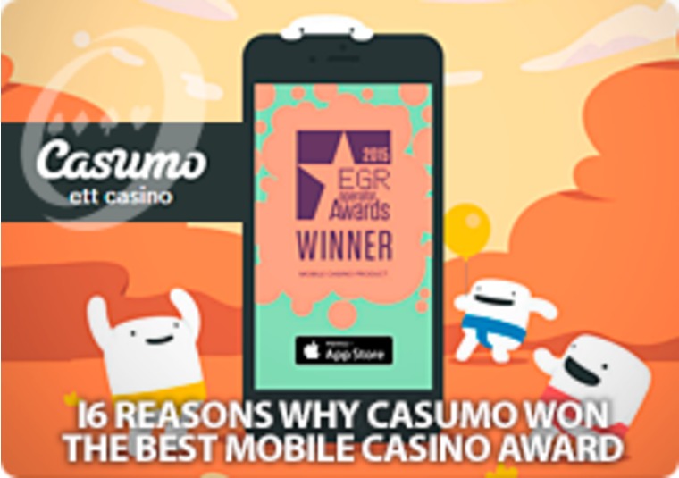 Find out why Casumo is the Best Mobile Casino - and get the new app