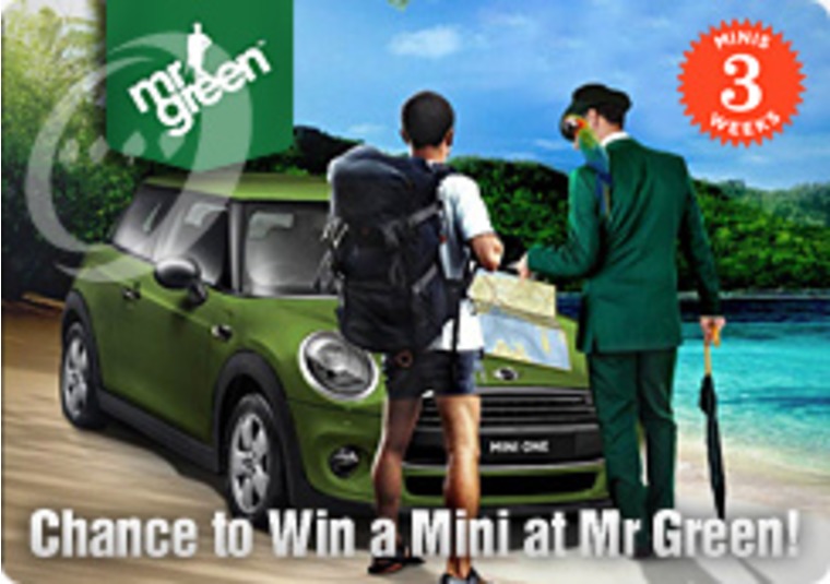 Chance to Win a Mini at Mr Green