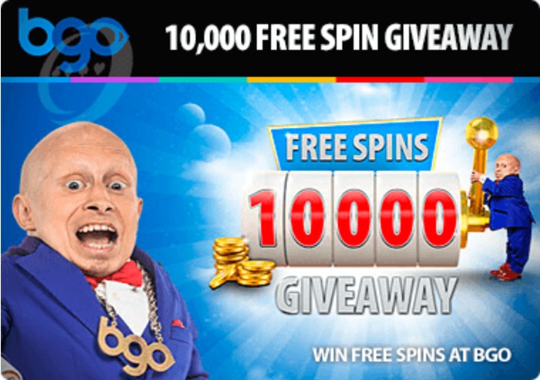 10,000 Free Spin Giveaway at bgo