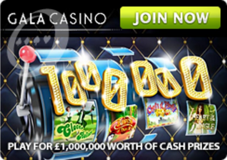Get your share of 1 million at Gala Casino
