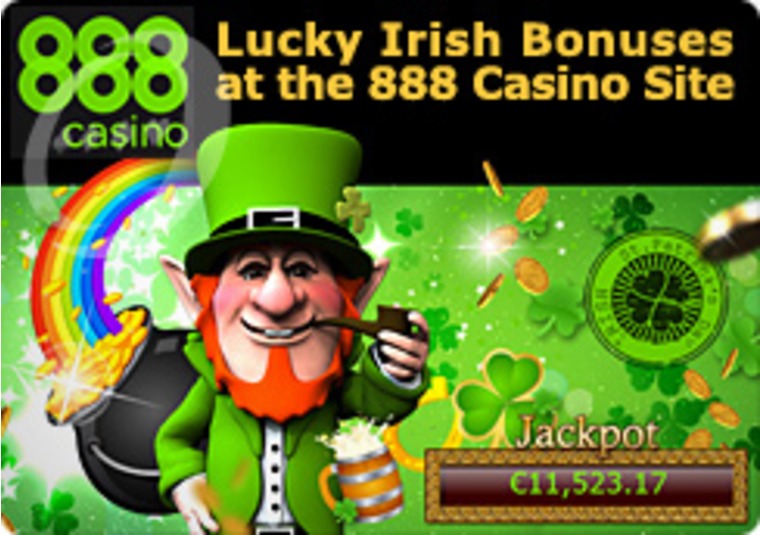 Lucky Irish Bonuses at the 888 Casino Site