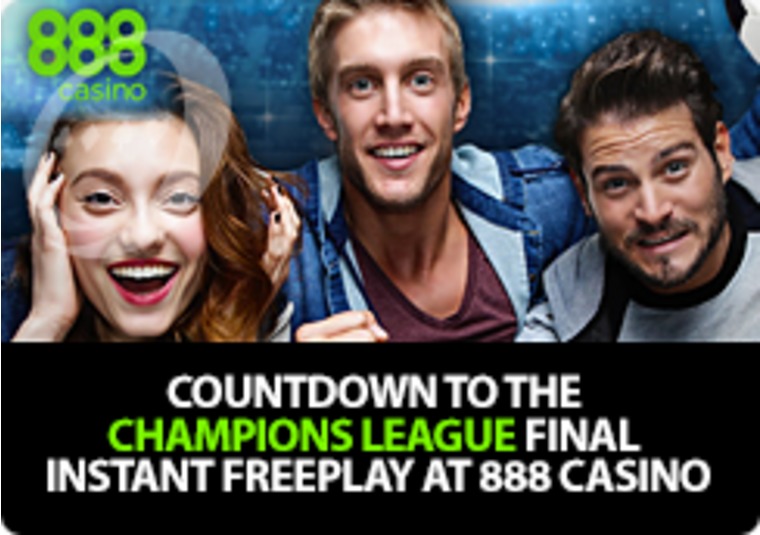 Countdown to the Champions League final Instant FreePlay at 888 Casino