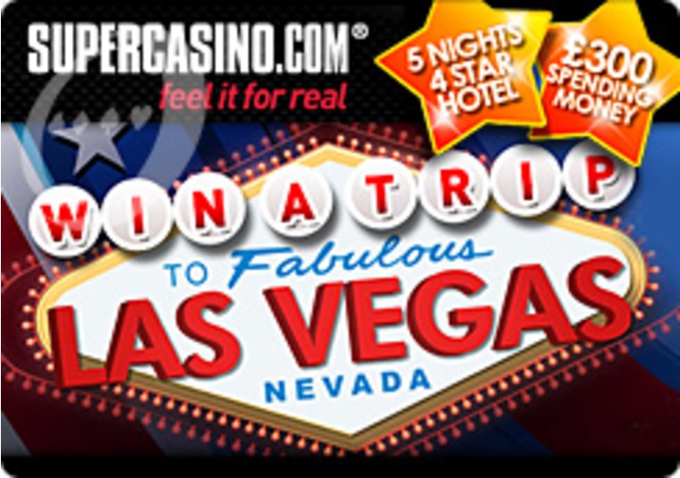 Win a Trip to Las Vegas at the Super Casino