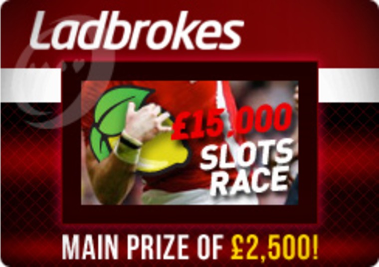 15,000 Slots Race at Ladbrokes Casino