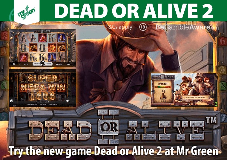 Try the new game Dead or Alive 2 at Mr Green