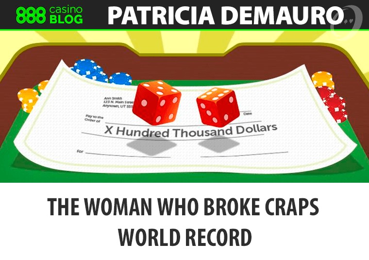 888casino explains how a grandmother broke a craps world record
