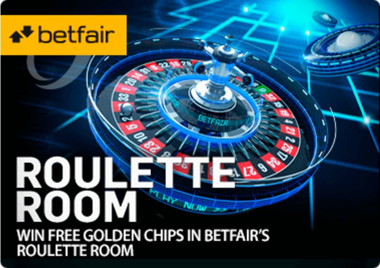 Win free Golden Chips in Betfair's Roulette Room