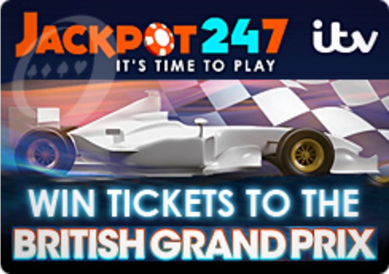 Jackpot 247 Offers Chance to Win British Grand Prix Tickets