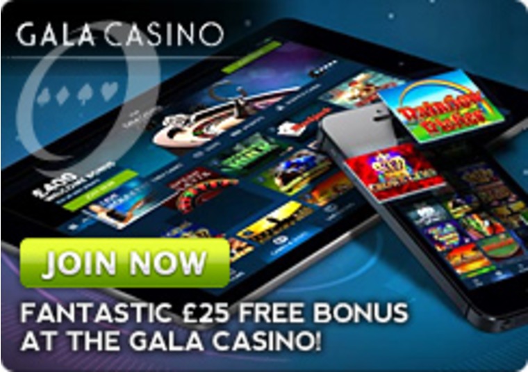 Fantastic 25 free Bonus at Gala Casino