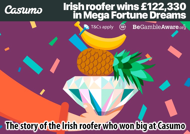 The story of the Irish roofer who won big at Casumo