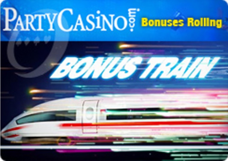 Bonuses Rolling at the Party Casino's Bonus Train Promo
