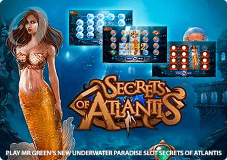 Mr Greens new underwater paradise slot Secrets of Atlantis