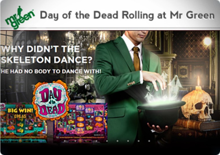 Day of the Dead Rolling at Mr Green