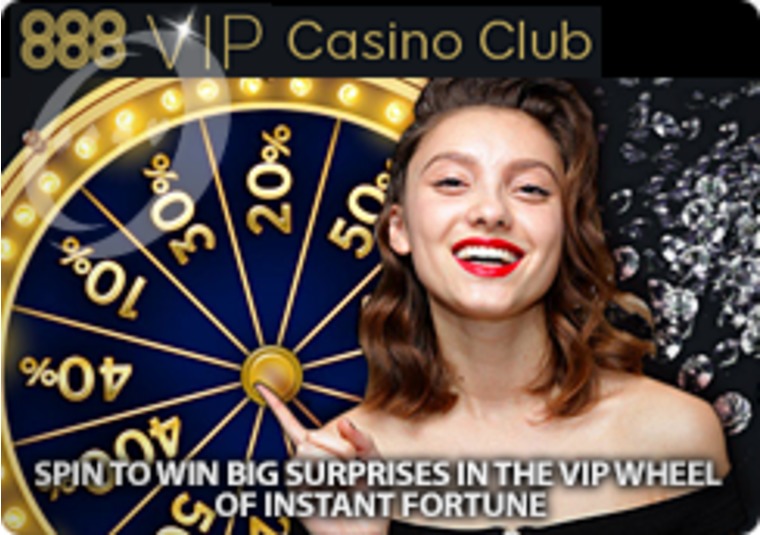 Get up to 2,016 in instant free play at the 888 VIP Casino Club
