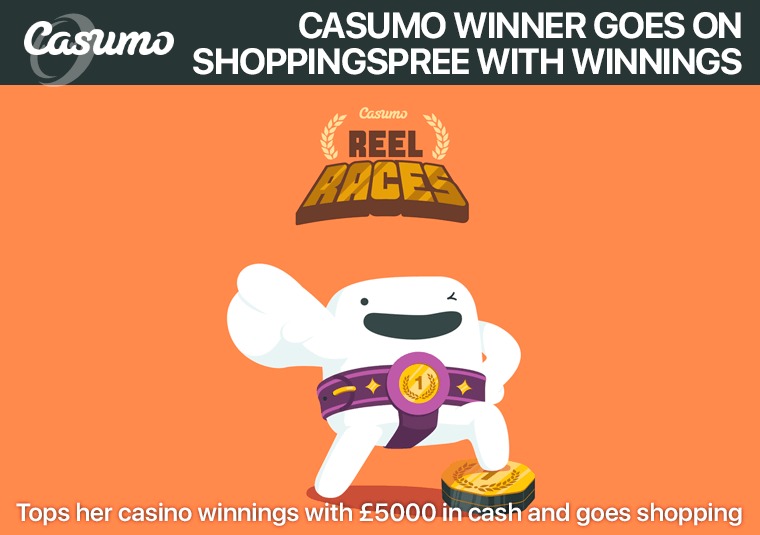 Casumo winner goes on shopping spree with winnings