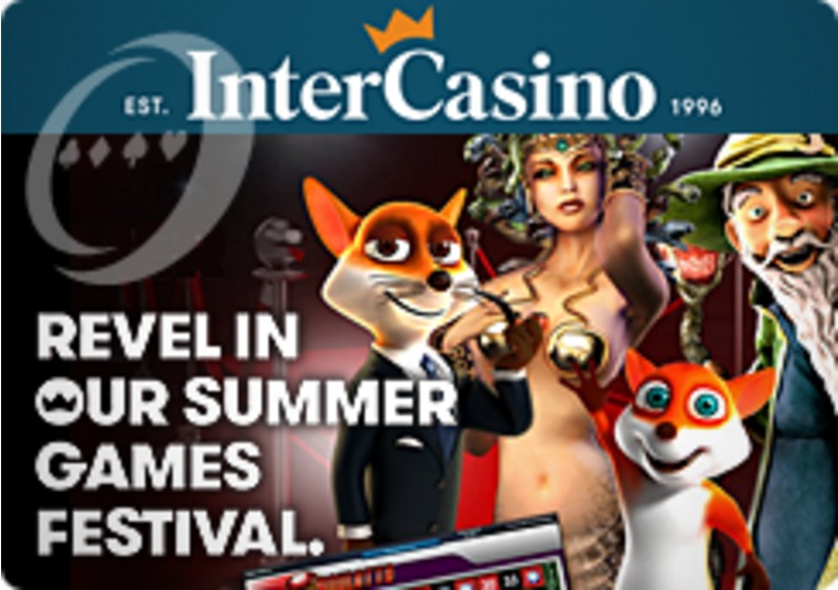 New Games and Lavish Bonuses at the InterCasino Summer Games Festival