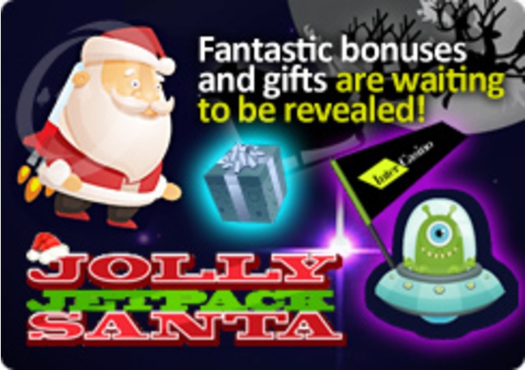 Jolly Jetpack Santa at the InterCasino