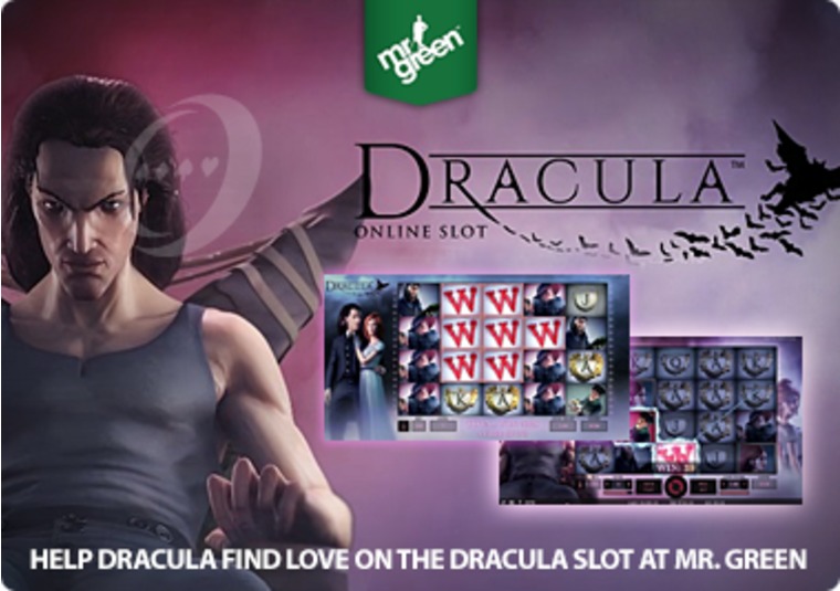 Help Dracula find love on the Dracula slot at Mr Green