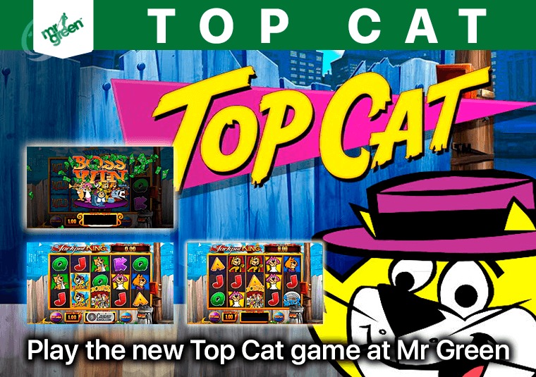 Play the new Top Cat game at Mr Green
