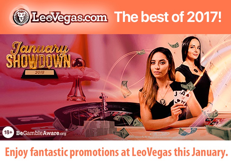 Enjoy fantastic promotions at LeoVegas this January