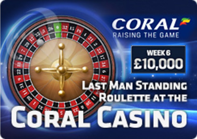 Last Man Standing Roulette at the Coral Casino