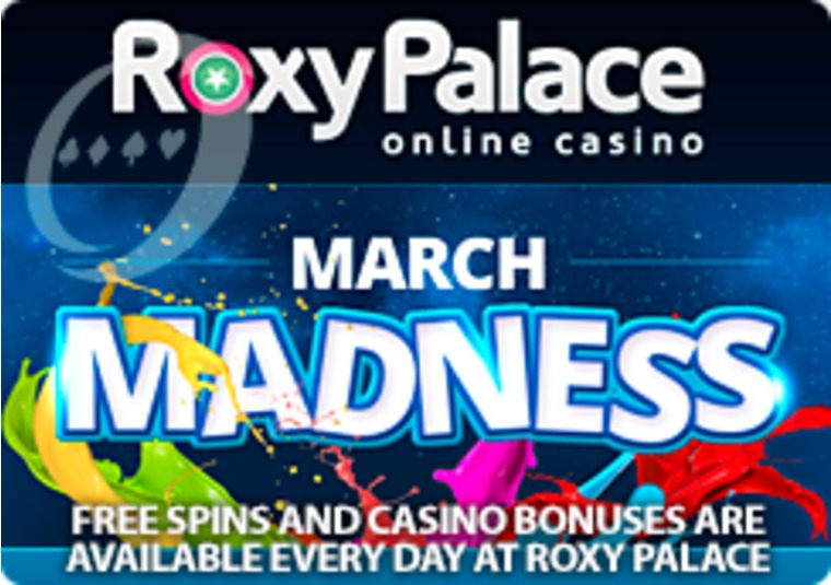 Free spins and casino bonuses are available every day at Roxy Palace