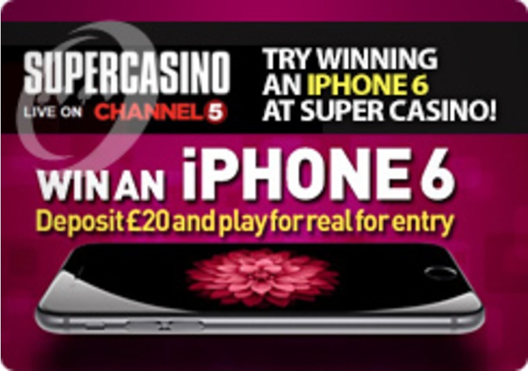 Try Winning an IPhone 6 at Super Casino