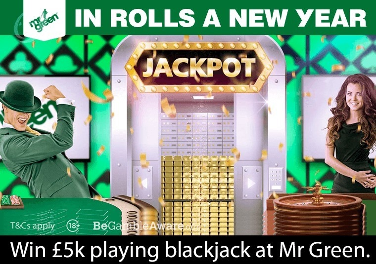 Win 5k playing blackjack at Mr Green