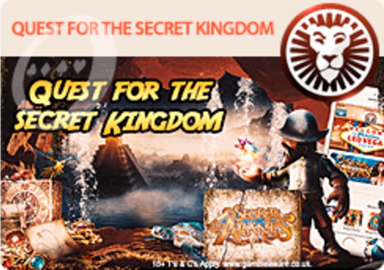 Win thousands in the Leo Vegas Quest for the Secret Kingdom