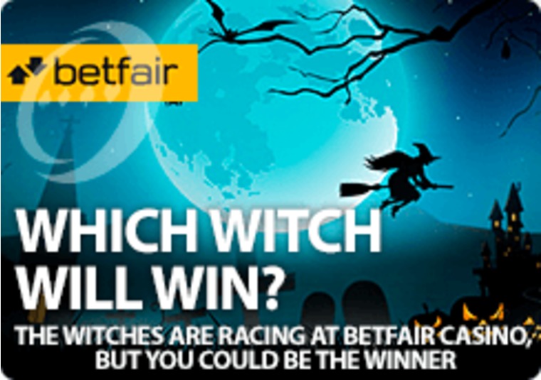 The witches are racing at Betfair Casino, but you could be the winner