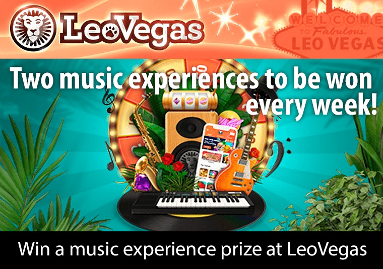 Win a music experience prize at LeoVegas